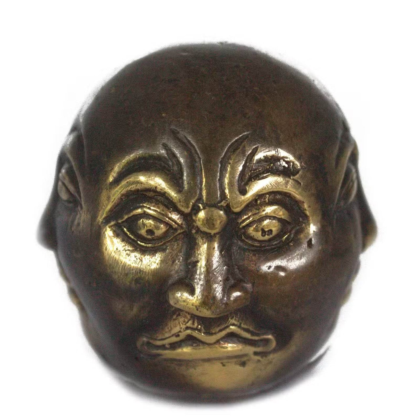 Fengshui - Viergesichtiger Buddha aus Messing - 6cm - Statuen & Figuren - Hauttempel