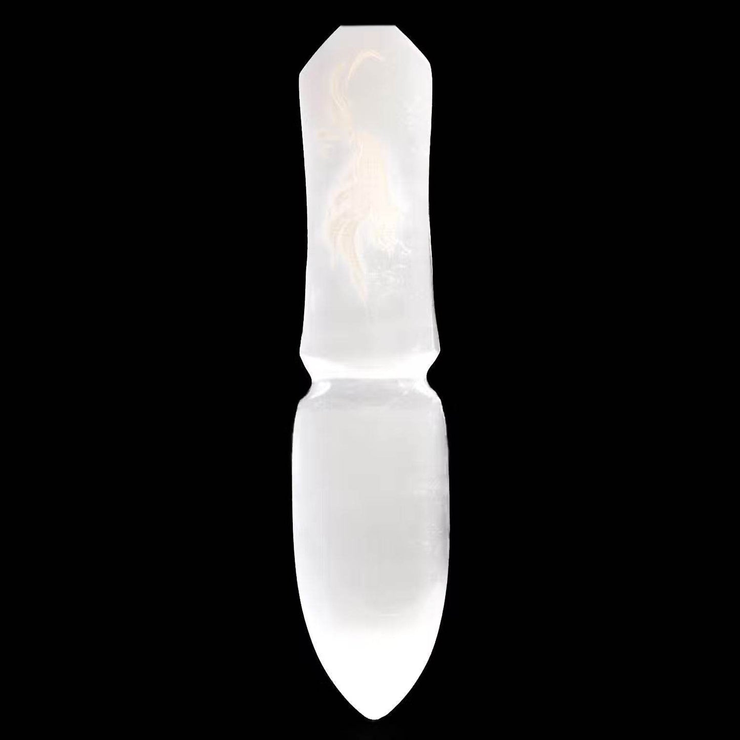 Selenit-Ritualmesser - Vergangenheit loslassen - Selenit-Ritualmesser - Hauttempel
