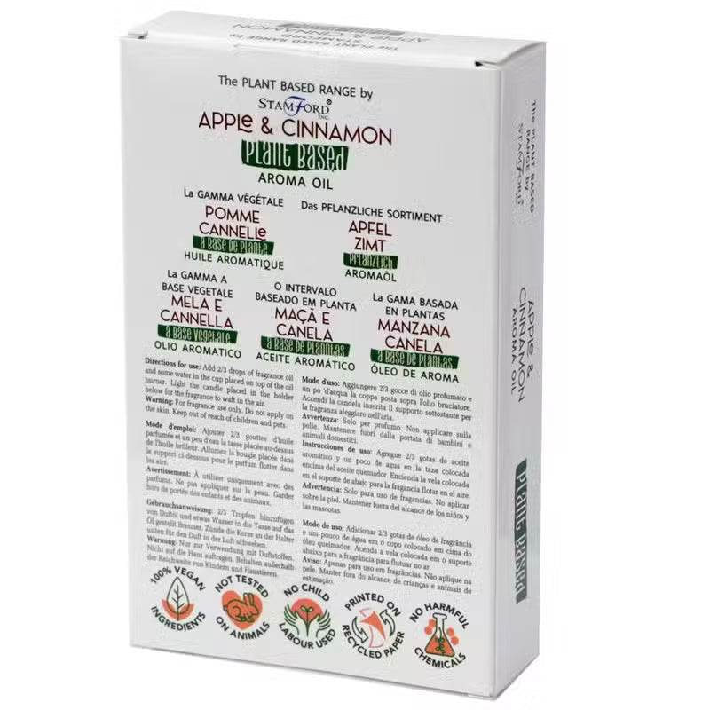 Duftöl auf Pflanzenbasis - 10ml - Apple Cinnamon - Plant Based Fragrance Oils - Hauttempel