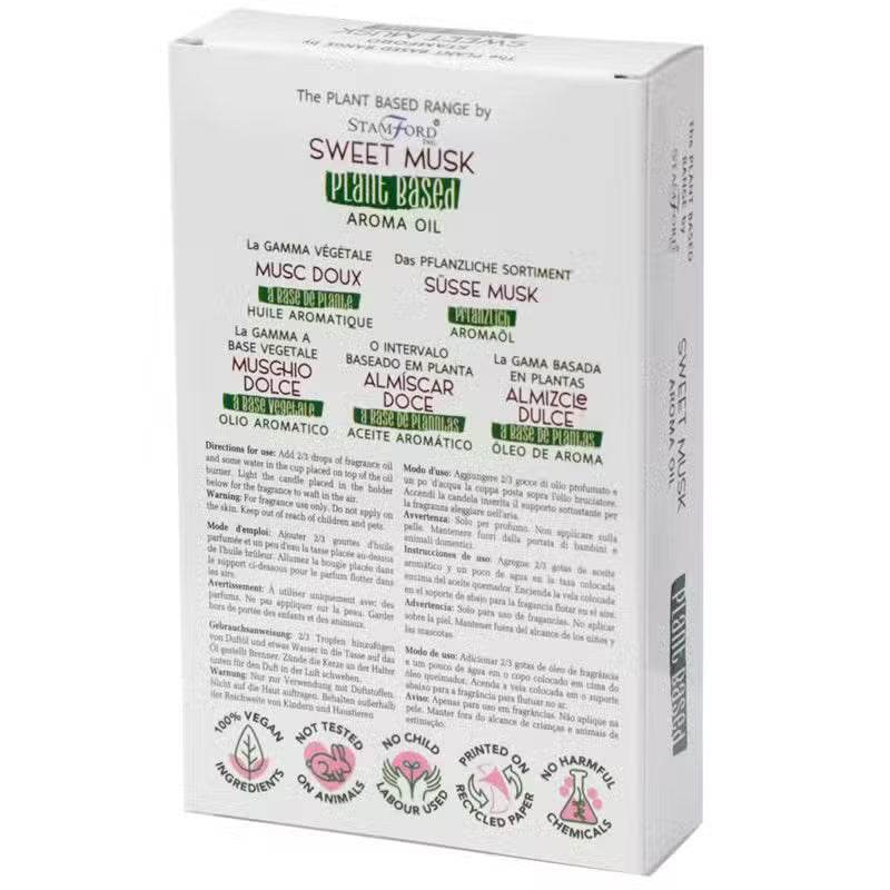 Duftöl auf Pflanzenbasis - 10ml - Sweet Musk - Plant Based Fragrance Oils - Hauttempel