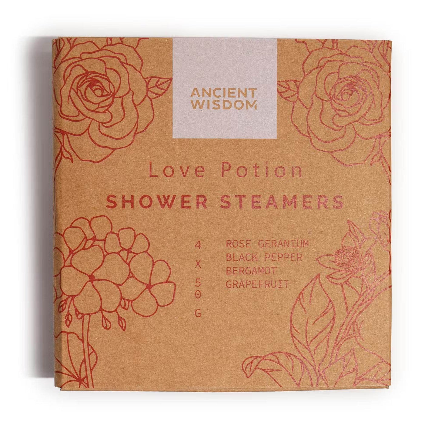 ZEN Shower Steamers - 4-er Set Duschdampfer - Love Potion - Duschdampfer - Hauttempel