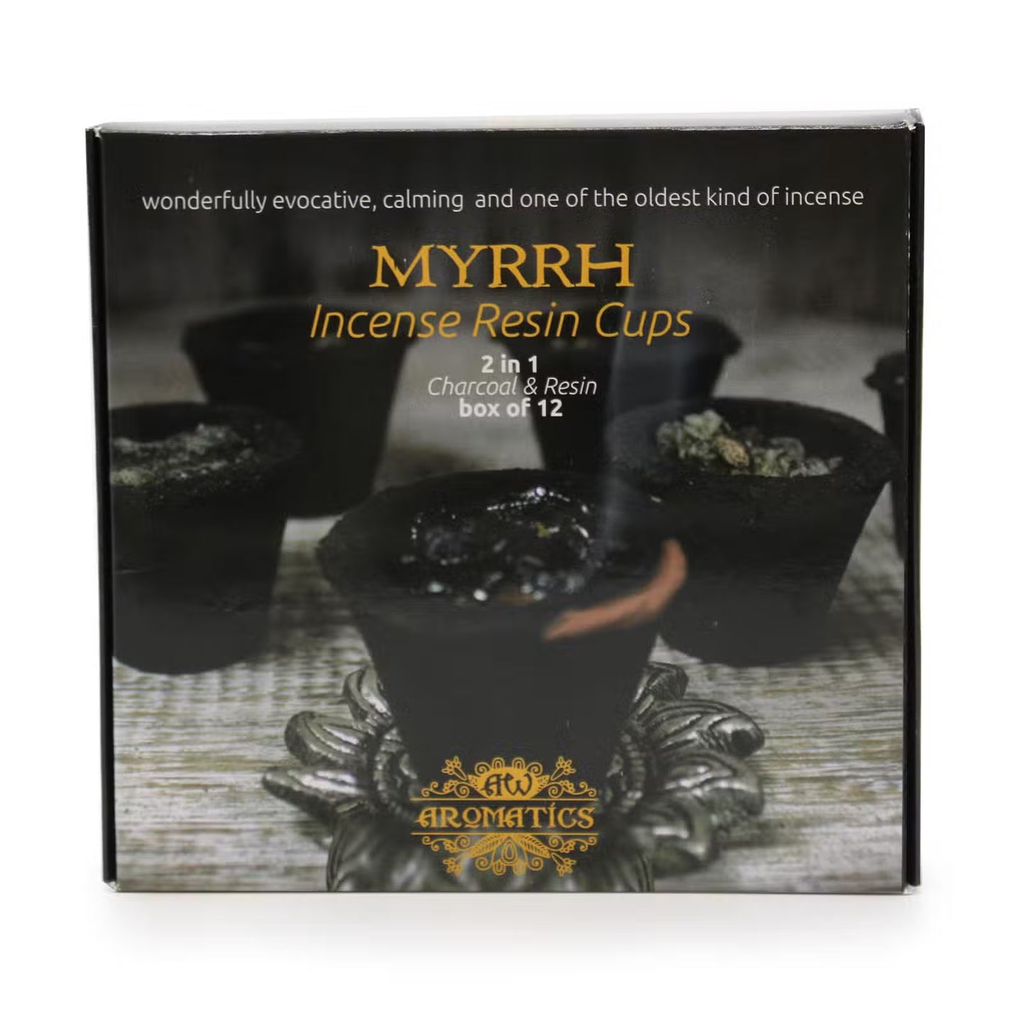 Harzbecher Set – Traditionelles Räuchern 12 Stk. - Myrrhe