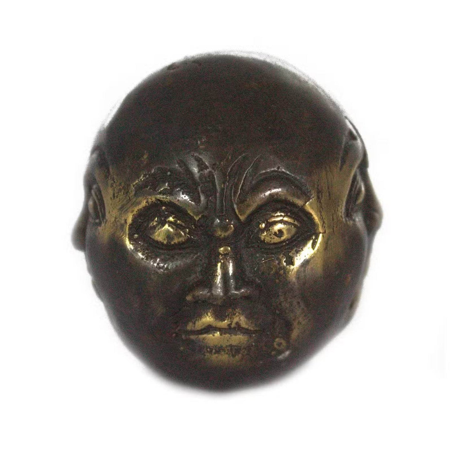 Fengshui - Viergesichtiger Buddha aus Messing - 4,5cm - Statuen & Figuren - Hauttempel