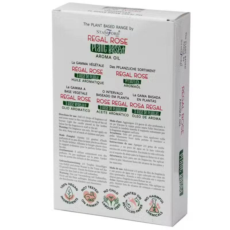 Duftöl auf Pflanzenbasis - 10ml - Regal Rose - Plant Based Fragrance Oils - Hauttempel