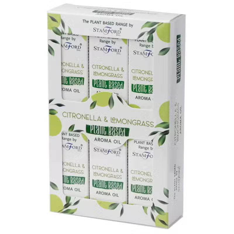 Duftöl auf Pflanzenbasis - 10ml - Citronella Lemon Grass - Plant Based Fragrance Oils - Hauttempel