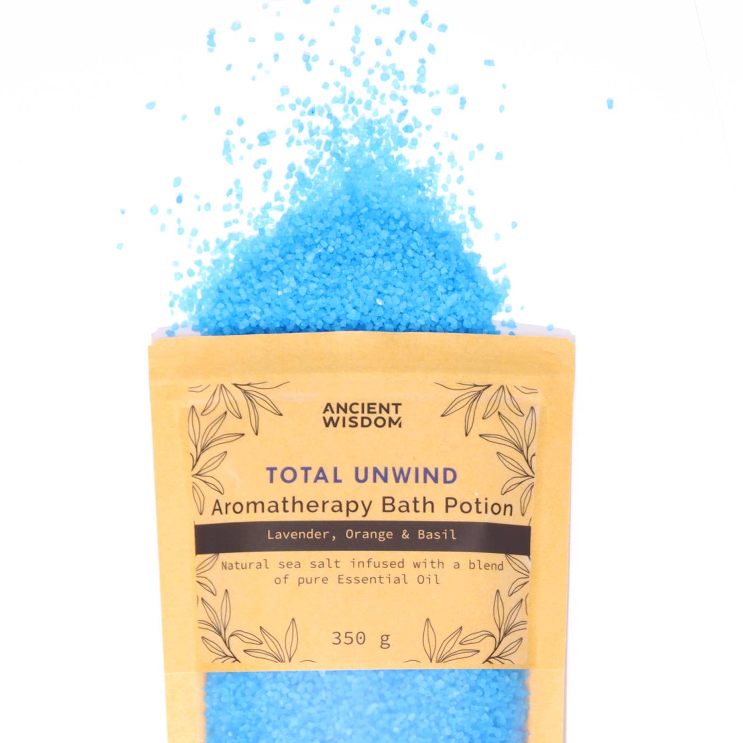 Aromatherapie Badezusatz "TOTALE ENTSPANNUNG" im Kraftbeutel 350g
