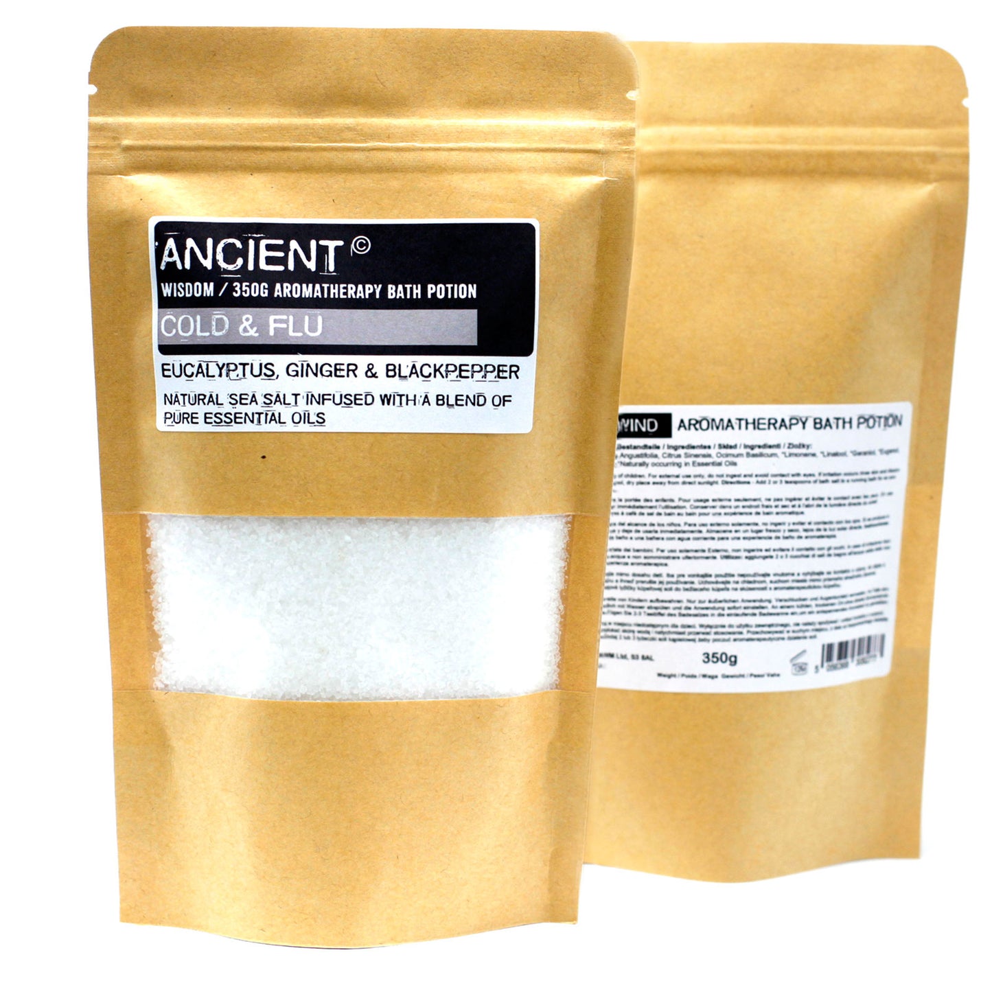 Aromatherapie Badezusatz "ERKÄLTUNG & GRIPPE" im Kraftbeutel 350g