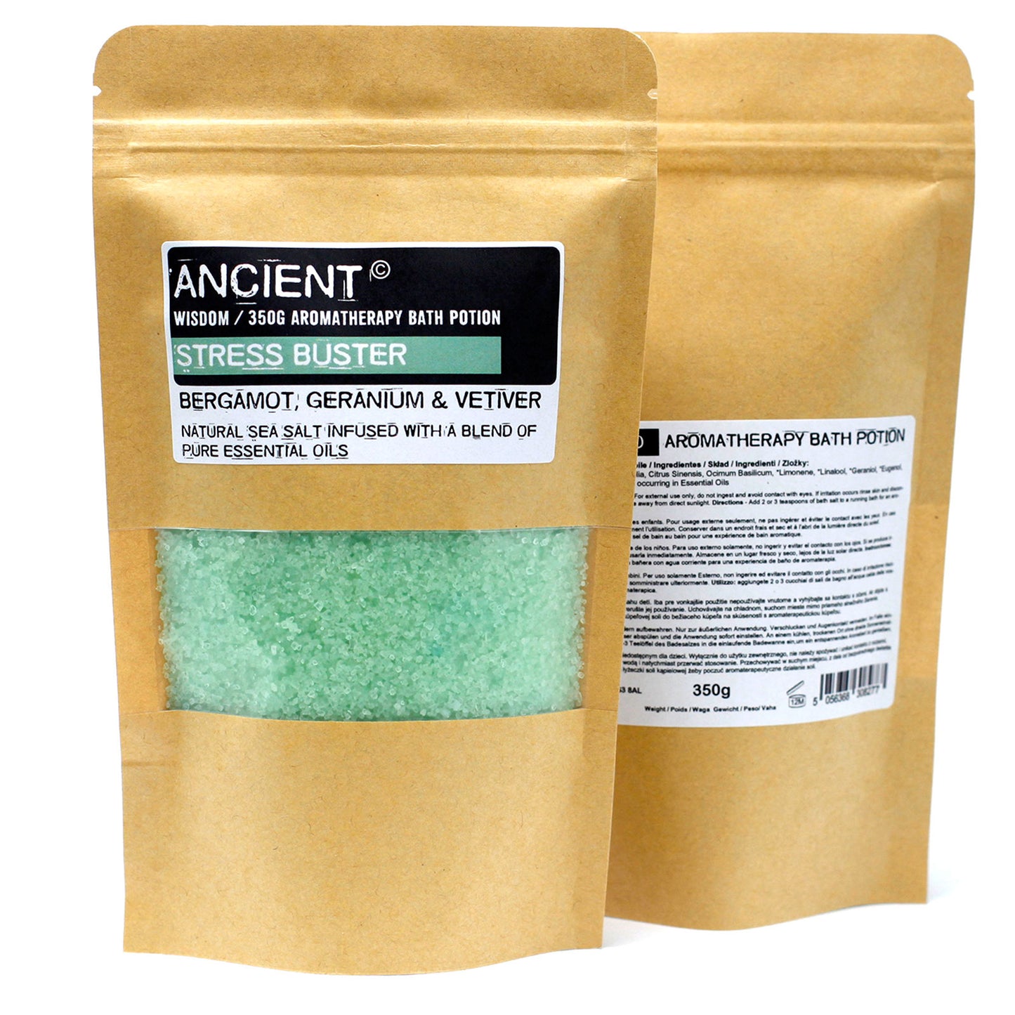 Aromatherapie Badezusatz "STRESS BUSTER" im Kraftbeutel 350g