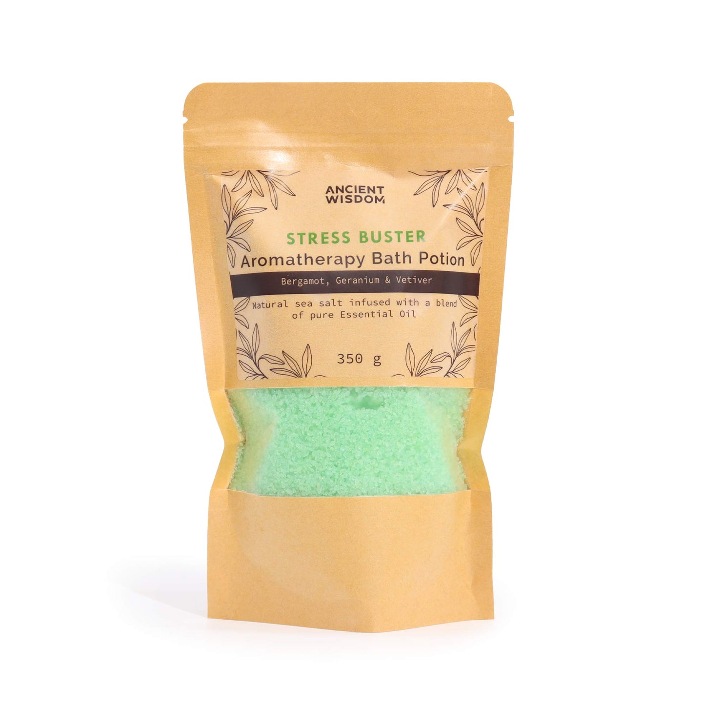 Aromatherapie Badezusatz "STRESS BUSTER" im Kraftbeutel 350g