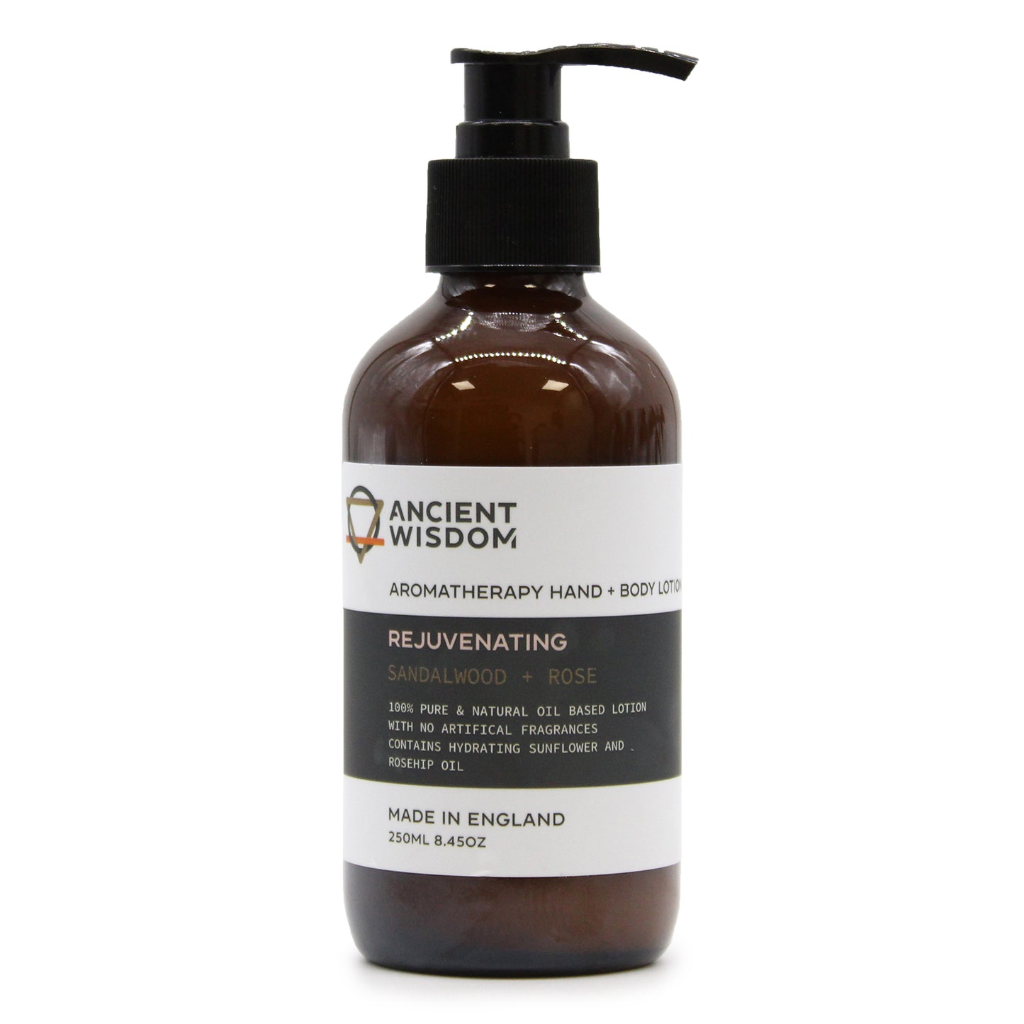 Aromatherapie Hand- und Körperlotion Sandelholz & Rose - 250ml