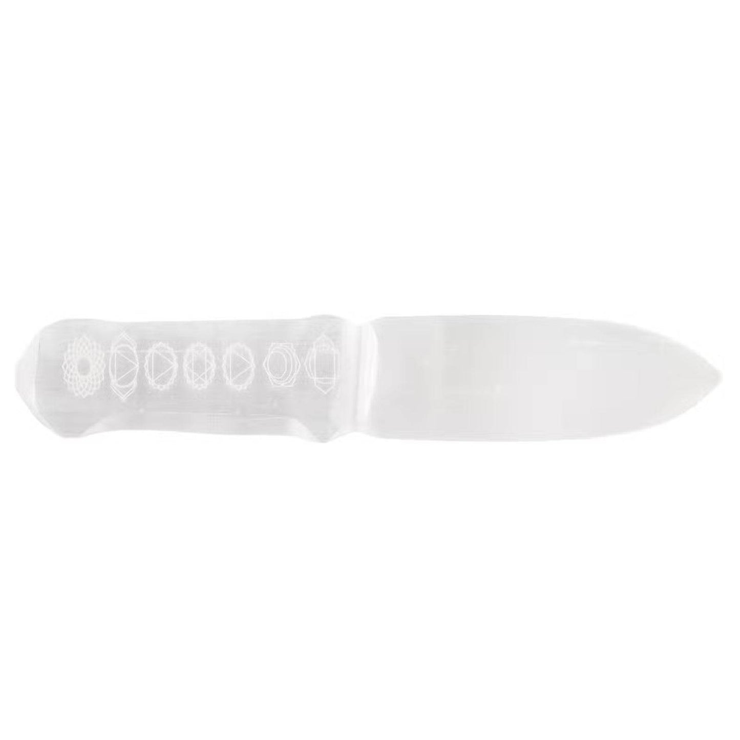 Selenit-Ritualmesser - Chakra - Selenit-Ritualmesser - Hauttempel