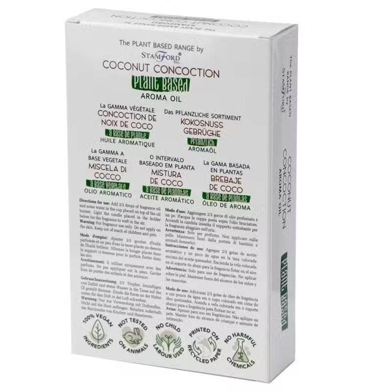 Duftöl auf Pflanzenbasis - 10ml - Coconut Concoction - Plant Based Fragrance Oils - Hauttempel