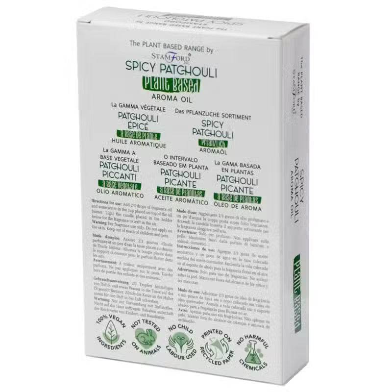 Duftöl auf Pflanzenbasis - 10ml - Spicy Patchouli - Plant Based Fragrance Oils - Hauttempel