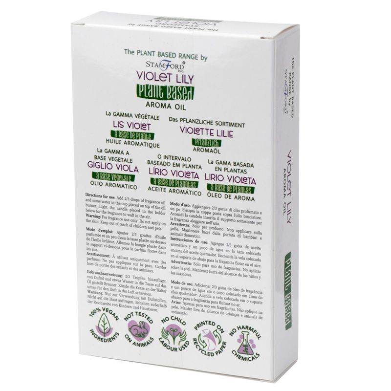 Duftöl auf Pflanzenbasis - 10ml - (Violet Lily) - Plant Based Fragrance Oils - Hauttempel