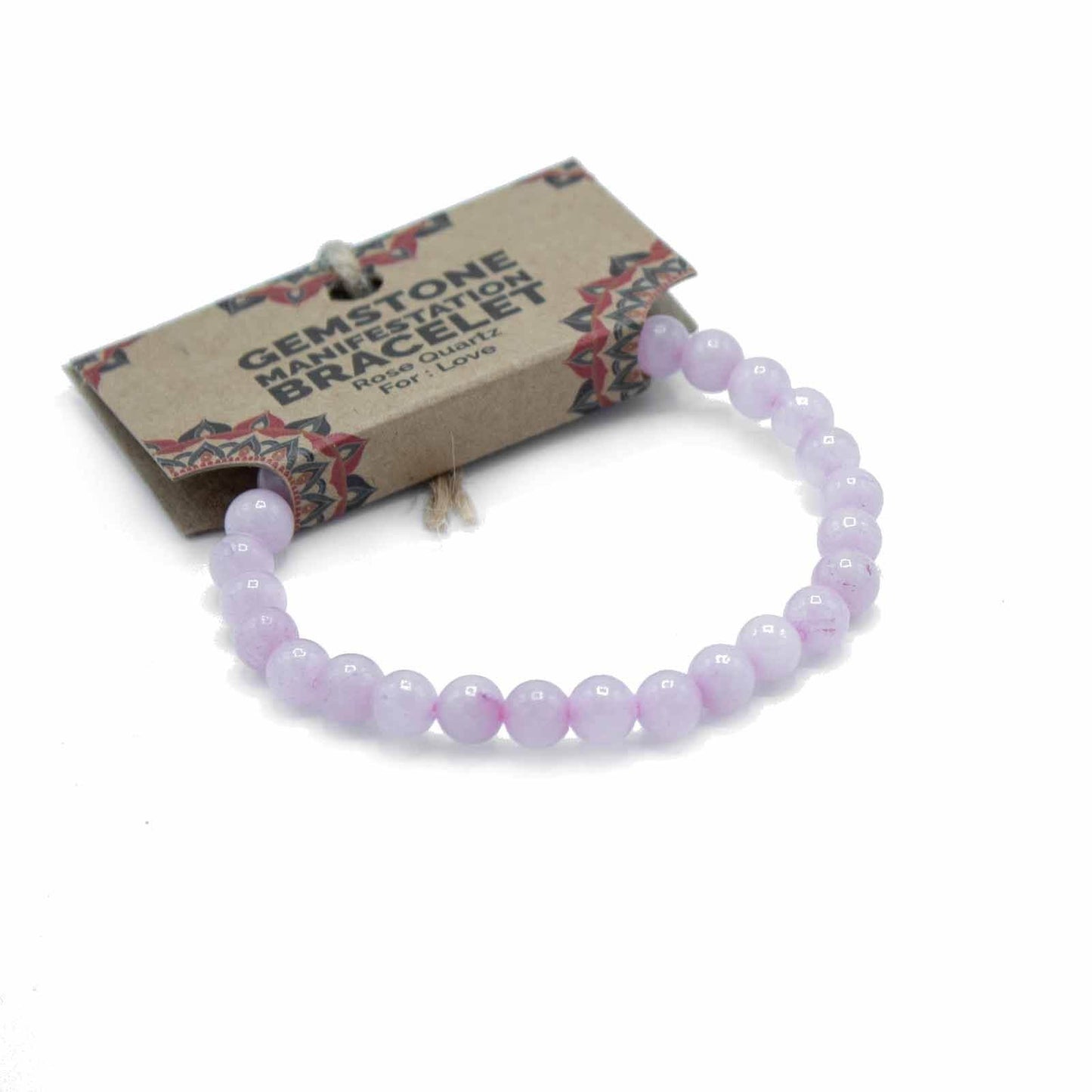 Rosenquarz Manifestation Armband - Love - Armschmuck - Hauttempel