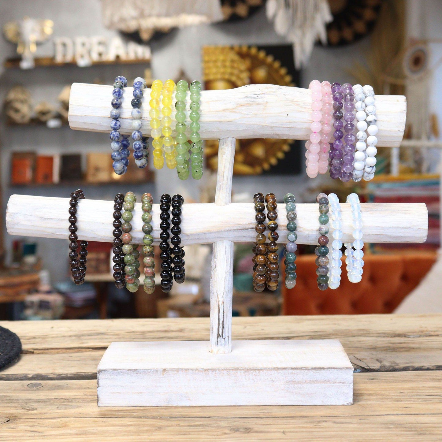 Edelstein-Kraftarmband - Amethyst - Armschmuck - Hauttempel