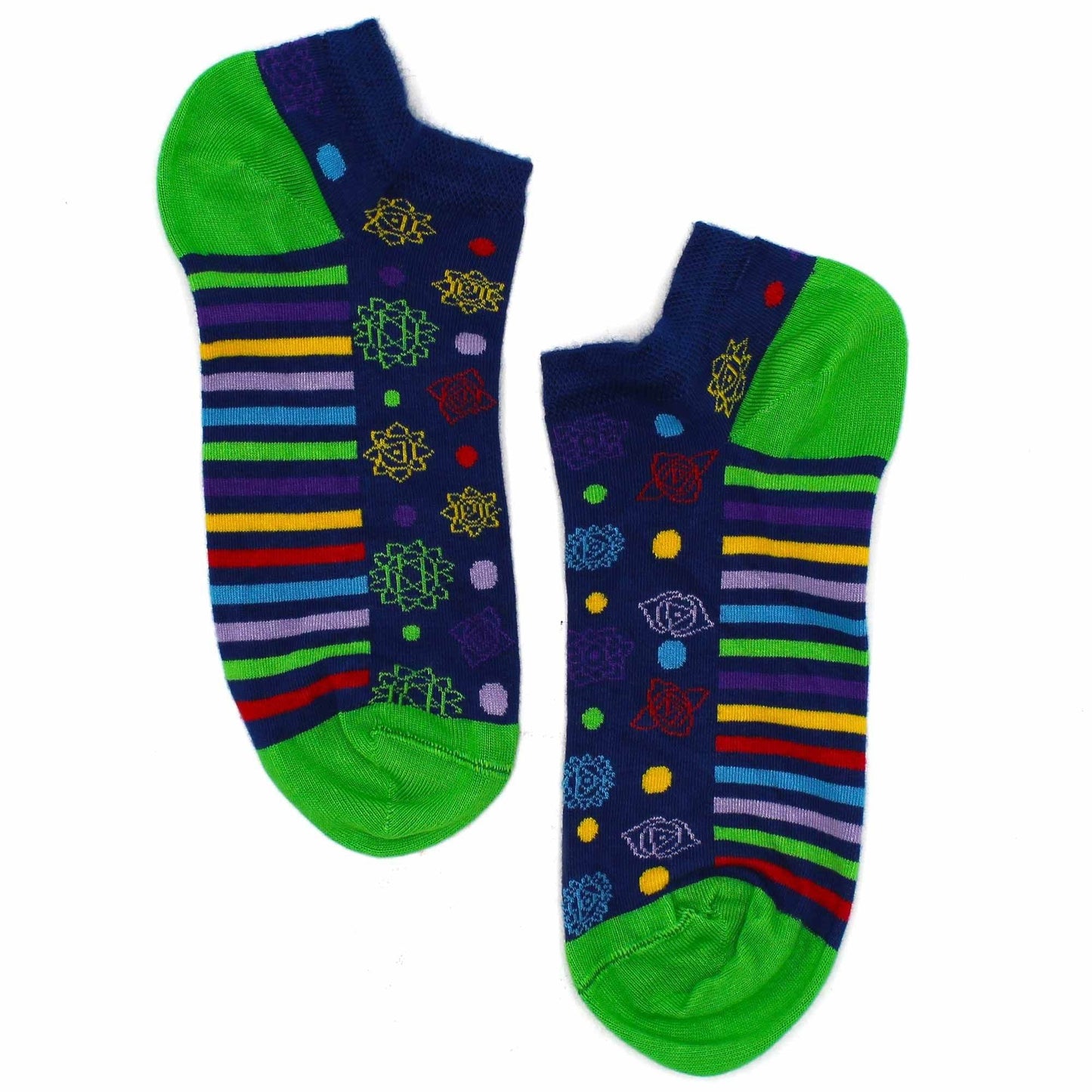 Bambussocken, niedrige (Sneakersocken) (M/L bzw. 41-46) - 7 Chakra - Hop Hore Bamboo Low Trainer Socks - Hauttempel