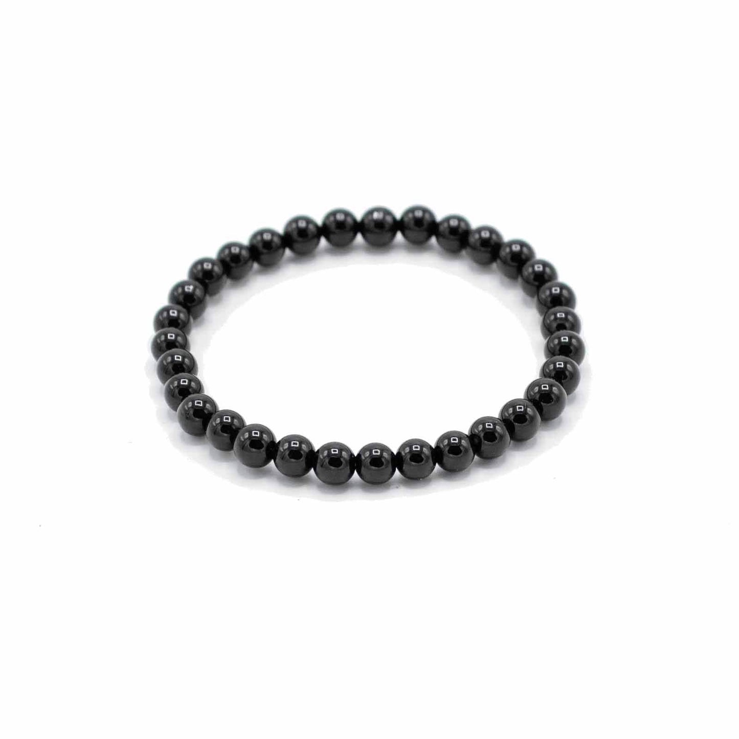 Schwarzer Achat Manifestation Armband - Protection - Armschmuck - Hauttempel