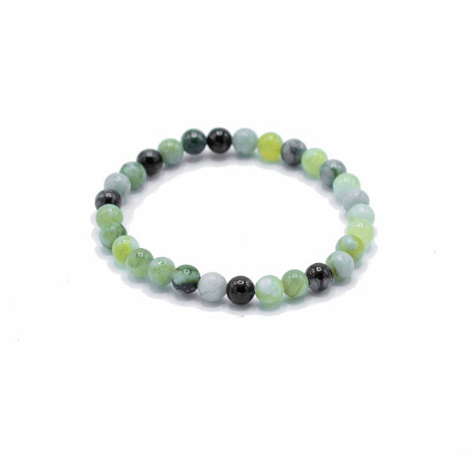 Oliven Jade Manifestation Armband - Healing - Armschmuck - Hauttempel