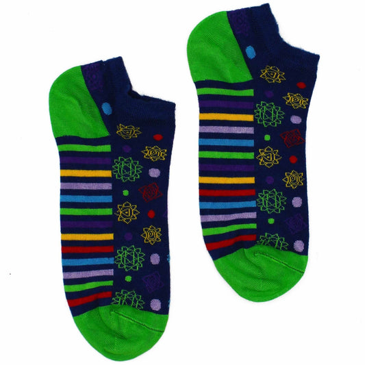Bambussocken, niedrige (Sneakersocken) (M/L bzw. 41-46) - 7 Chakra - Hop Hore Bamboo Low Trainer Socks - Hauttempel