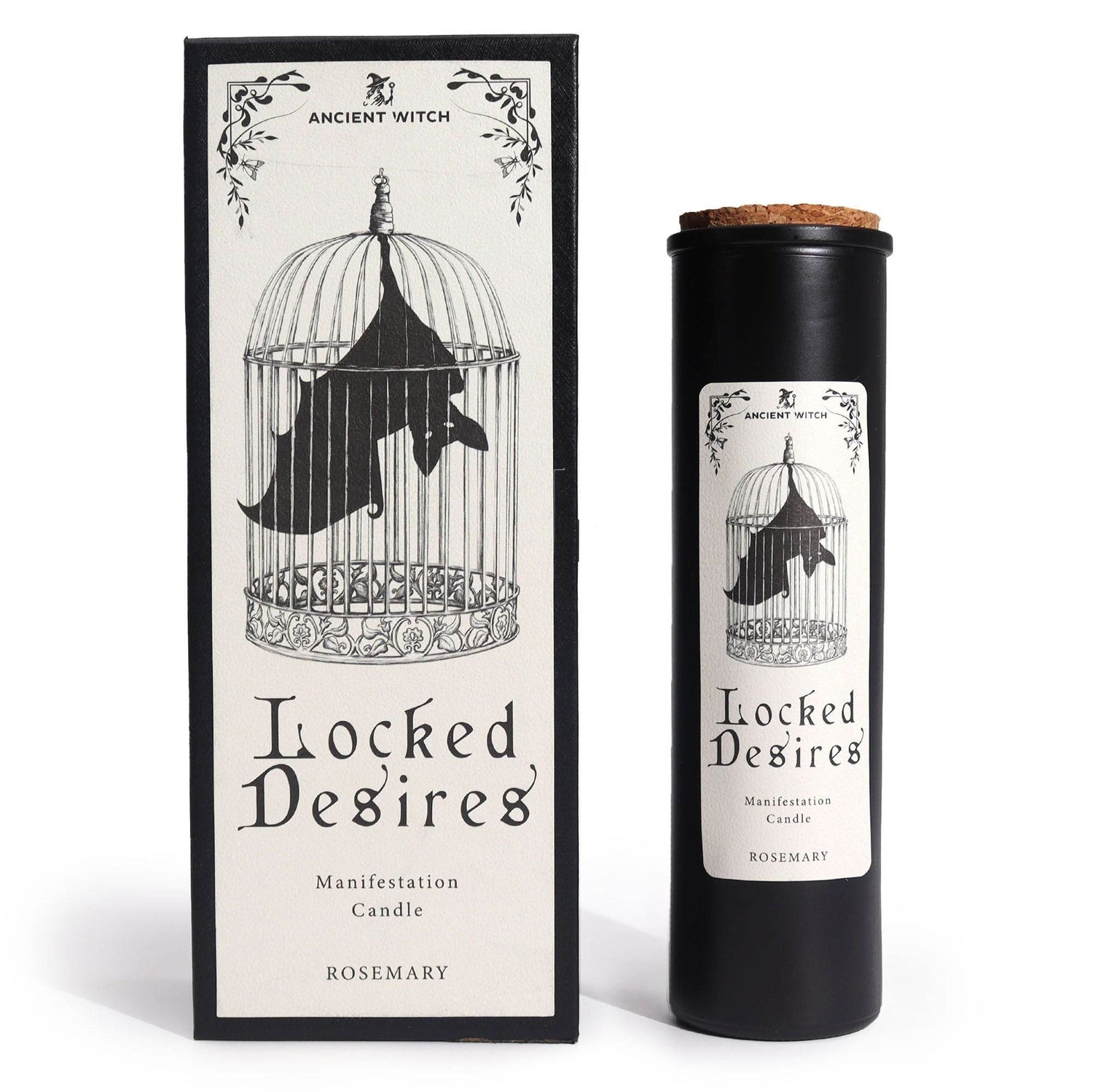 Hexen-Reinigungskerze - Verschlossene Wünsche - Rosmarin - Ancient Witch Purification Candles - Hauttempel