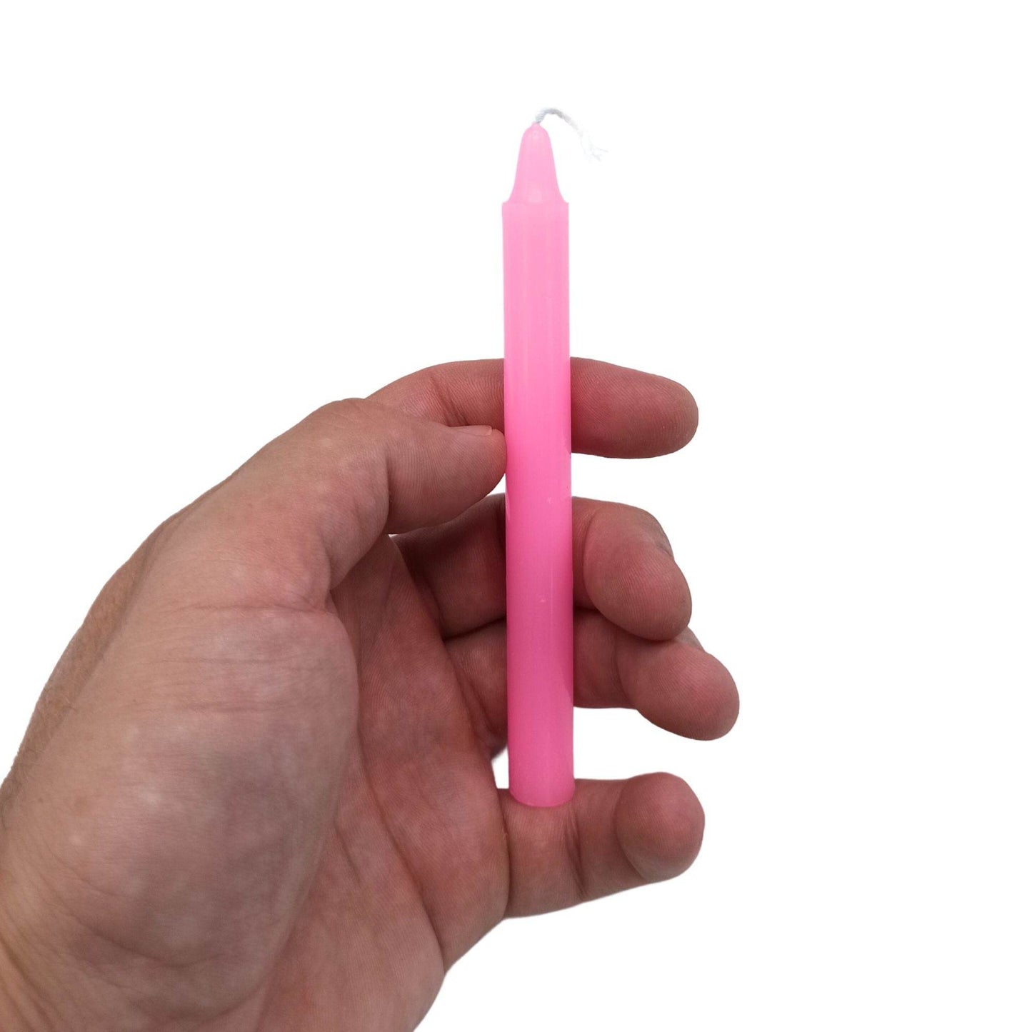 Göttin Manifestation Kerzen Pink (12-er Set) - Magic Candles for Manifestation - Hauttempel