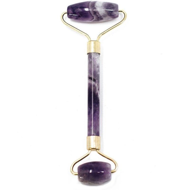 Gesichtsroller Amethyst – lila Edelsteinroller, Freisteller