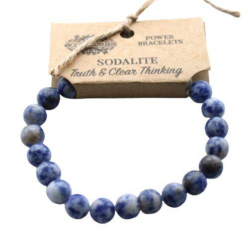 Edelstein-Kraftarmband - Sodalith - Armschmuck - Hauttempel