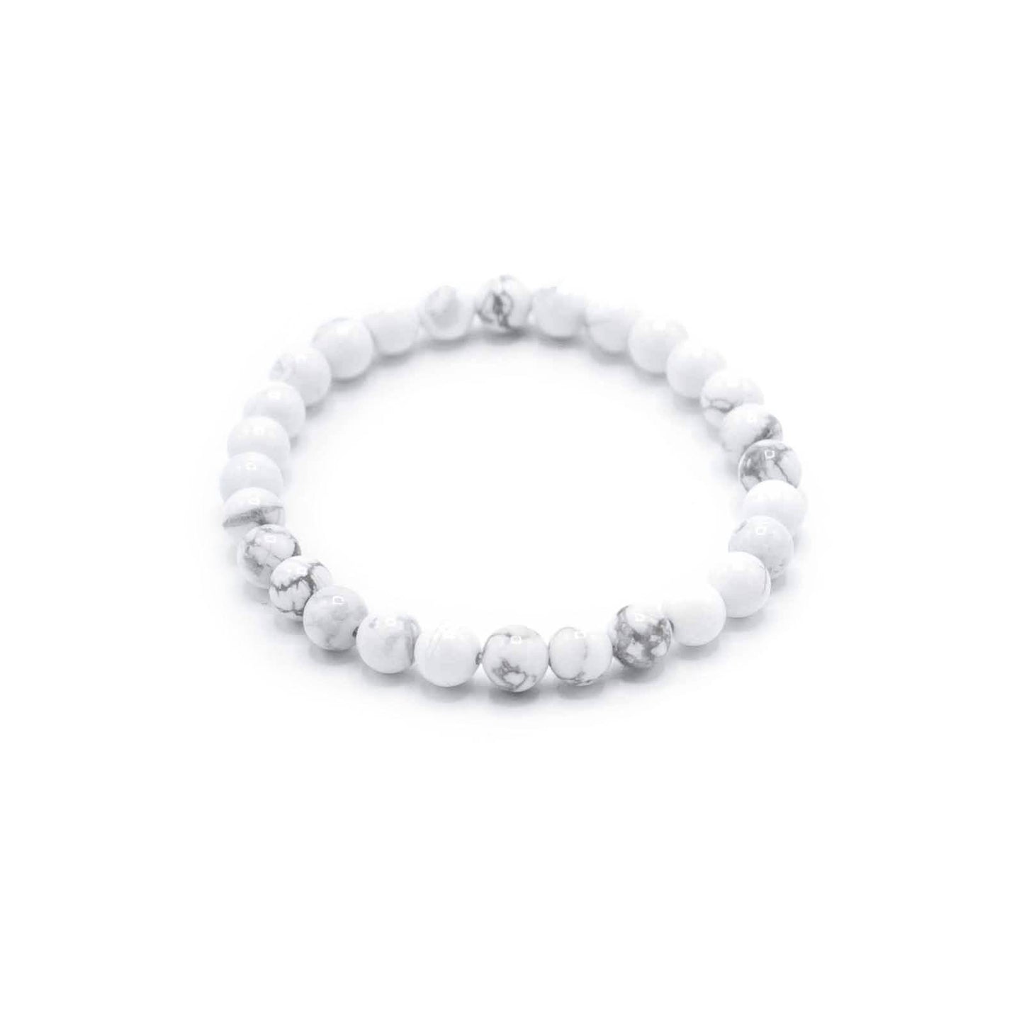 Weißer Jaspis Manifestation Armband - Peace - Armschmuck - Hauttempel