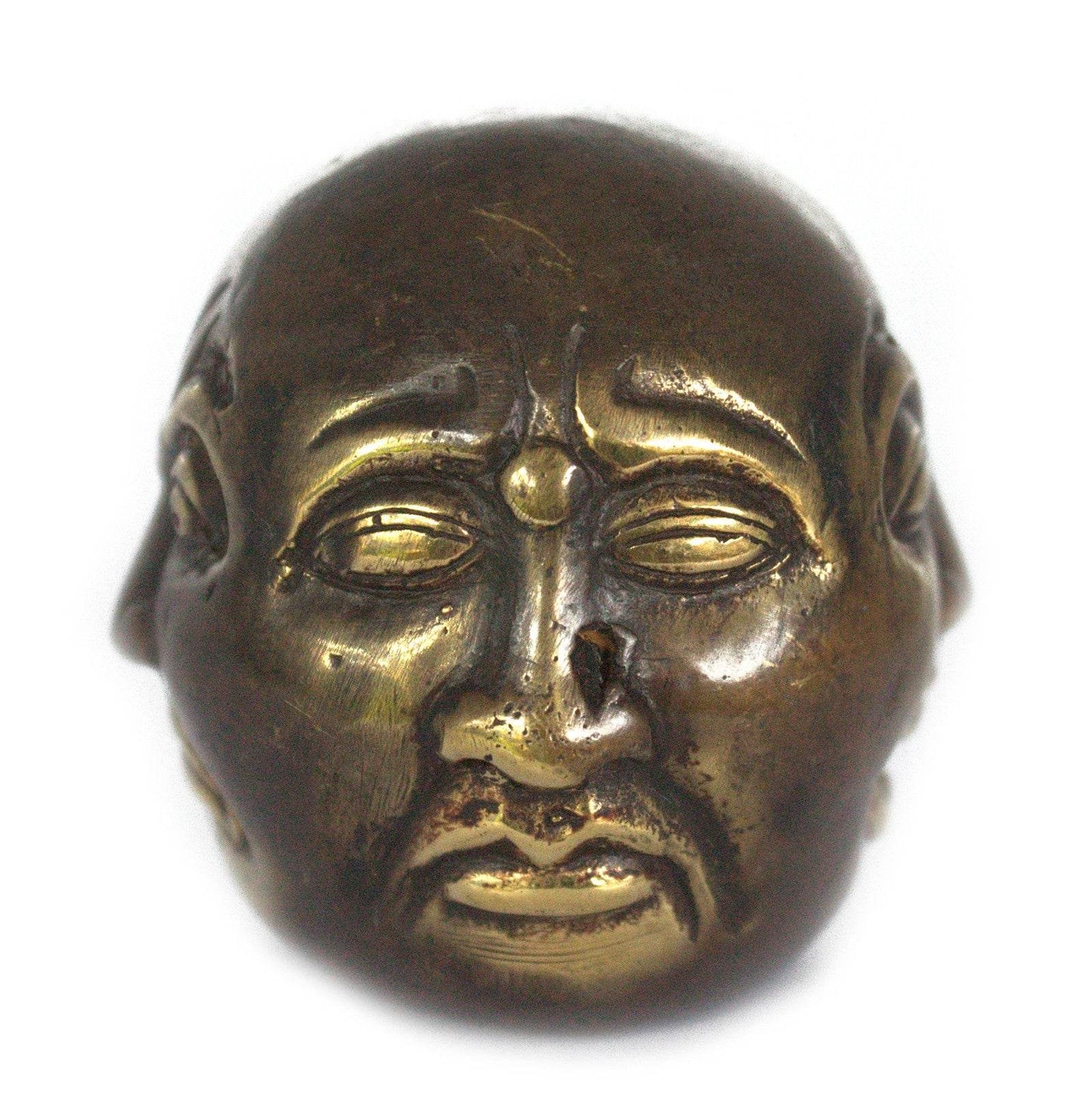 Fengshui - Viergesichtiger Buddha aus Messing - 6cm - Statuen & Figuren - Hauttempel