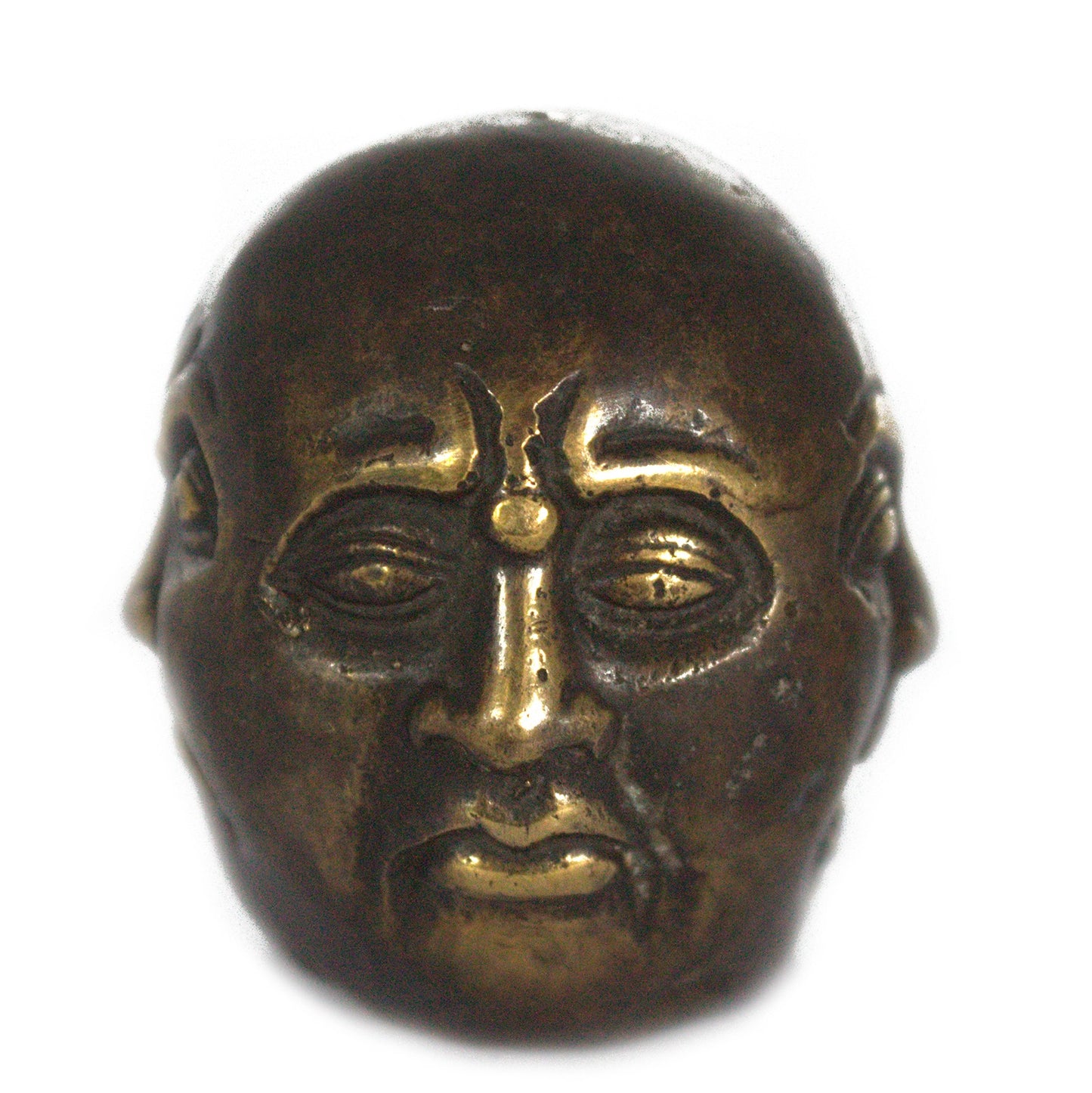 Fengshui - Viergesichtiger Buddha aus Messing - 5cm