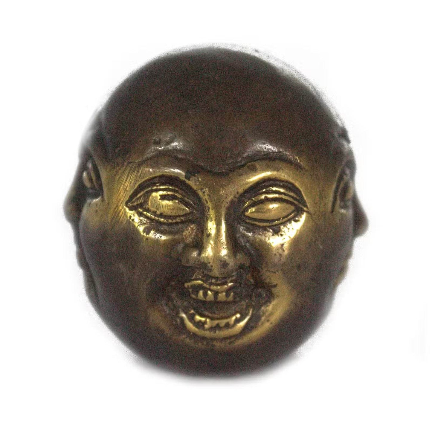 Fengshui - Viergesichtiger Buddha aus Messing - 4,5cm - Statuen & Figuren - Hauttempel