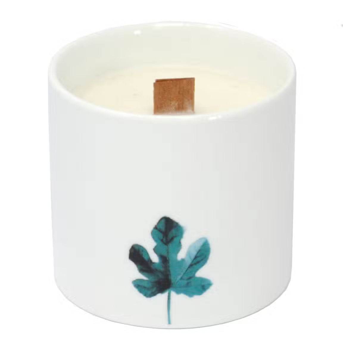 Große Sojawachs Kerzen im 3er Set - Sumpfveilchen - 3xBotanical Wooden Wick Soy Candle - Hauttempel