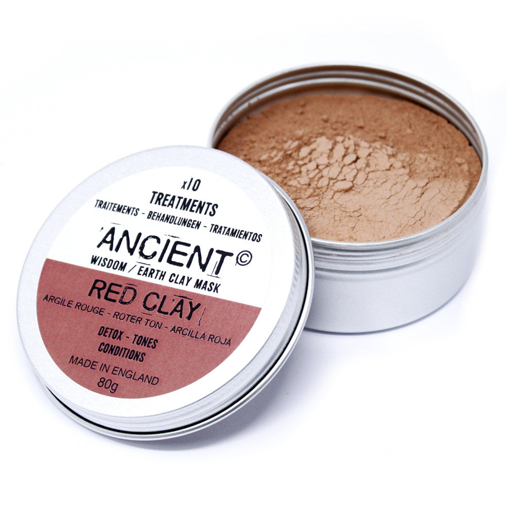 Gesichtsmaske Red Clay (Roter Kaolin Ton) - 80 g