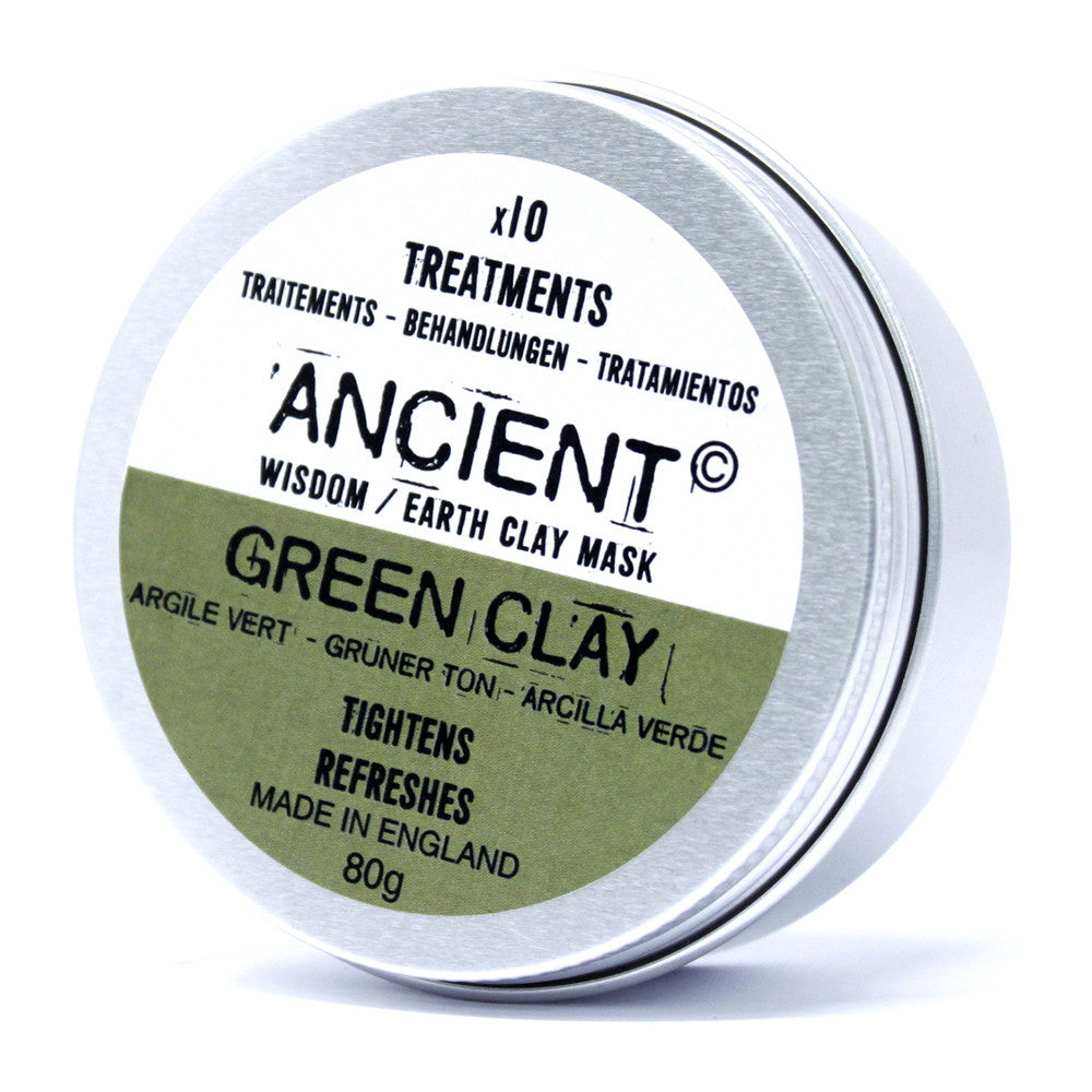 Gesichtsmaske Green Clay (Grüner Illit-Ton) - 80 g