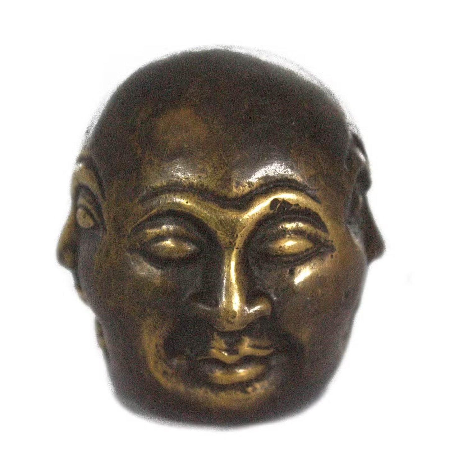 Fengshui - Viergesichtiger Buddha aus Messing - 5cm - Statuen & Figuren - Hauttempel