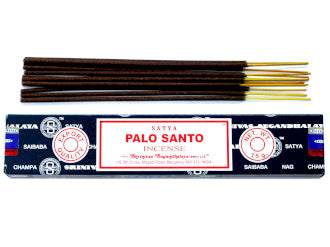 Satya Räucherstäbchen Palo Santo – Verpackung mit Stäbchen, Freisteller