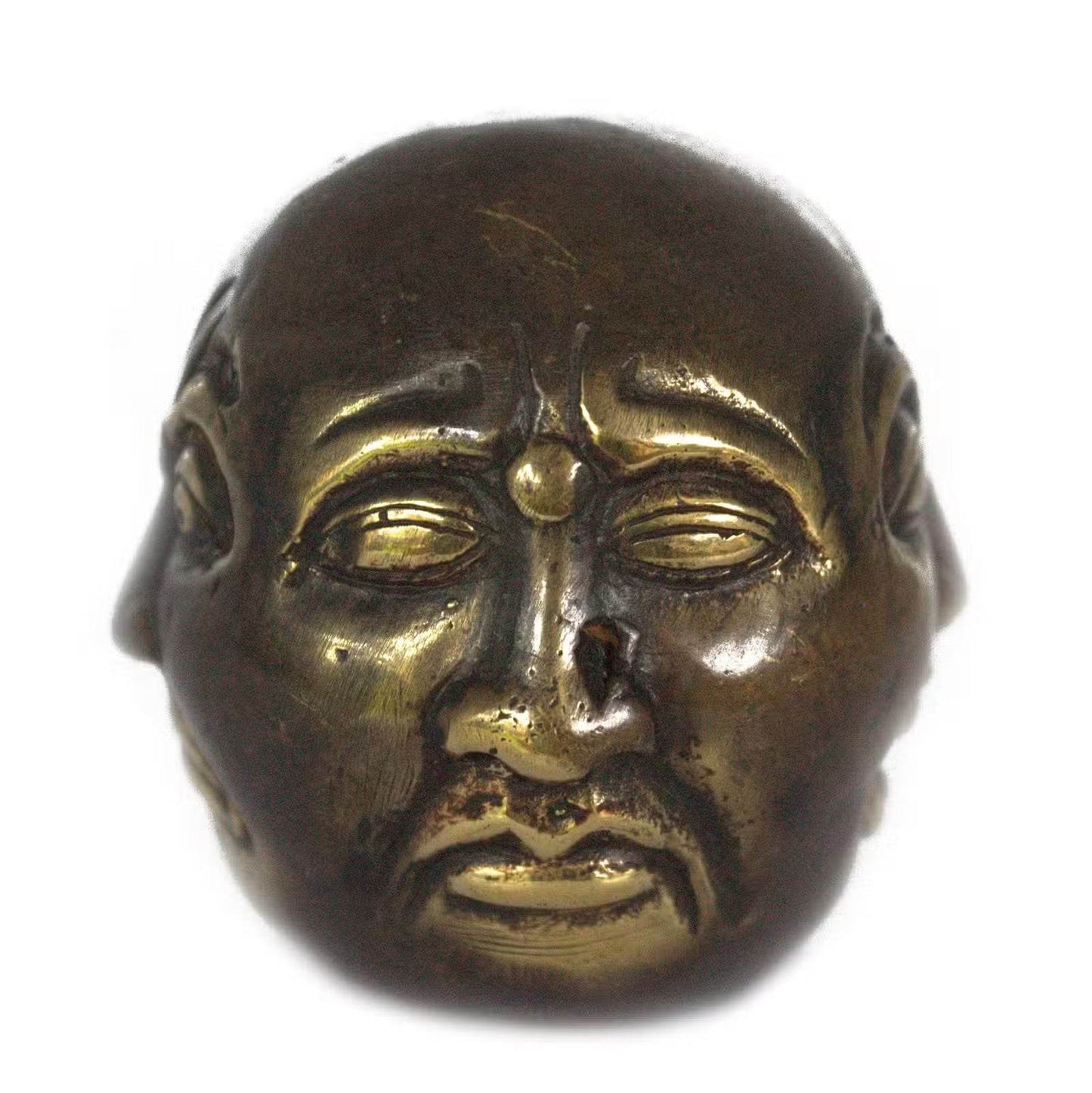 Fengshui - Viergesichtiger Buddha aus Messing - 5cm - Statuen & Figuren - Hauttempel
