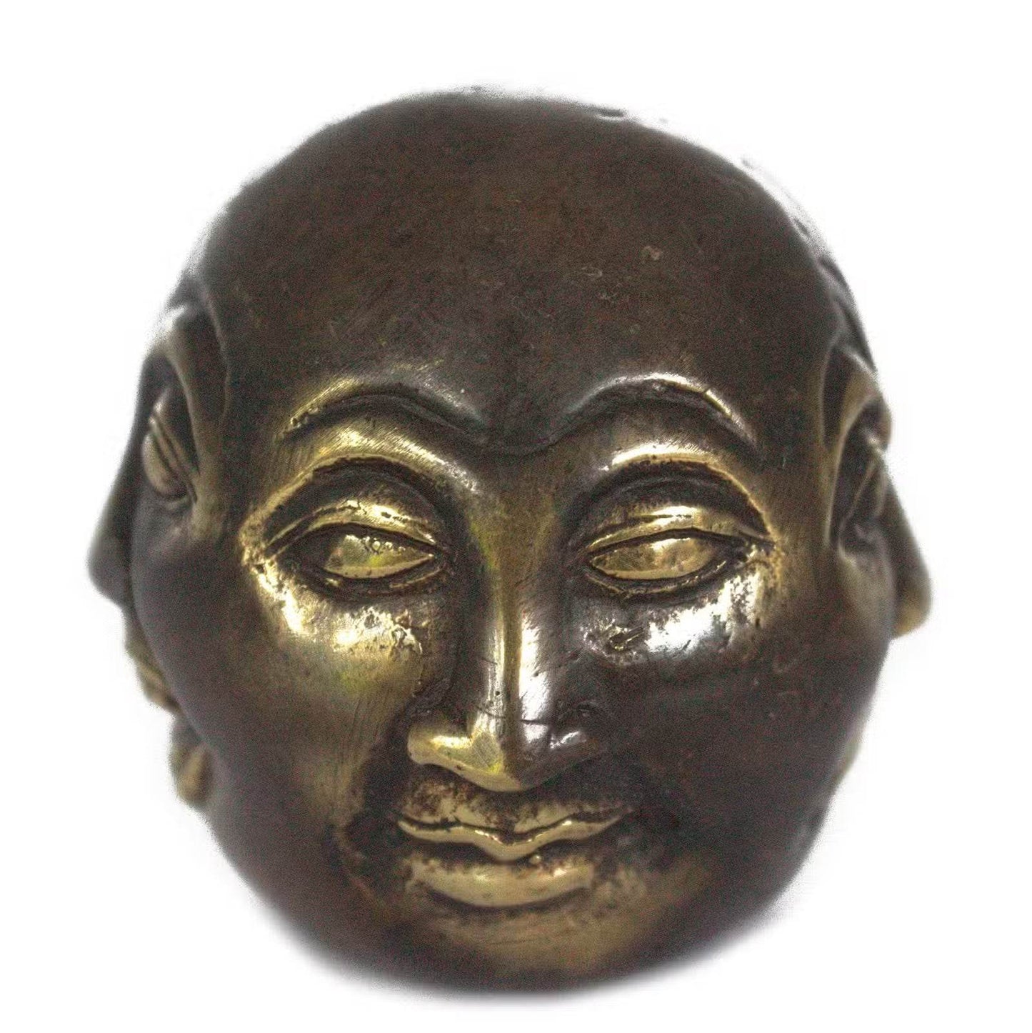 Fengshui - Viergesichtiger Buddha aus Messing - 6cm - Statuen & Figuren - Hauttempel