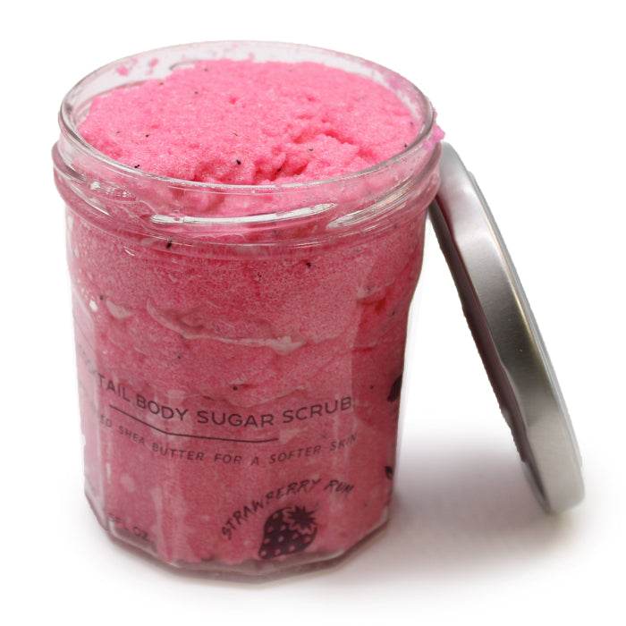 Zucker-Körperpeeling Erdbeer-Rum - 300g - Peeling - Hauttempel