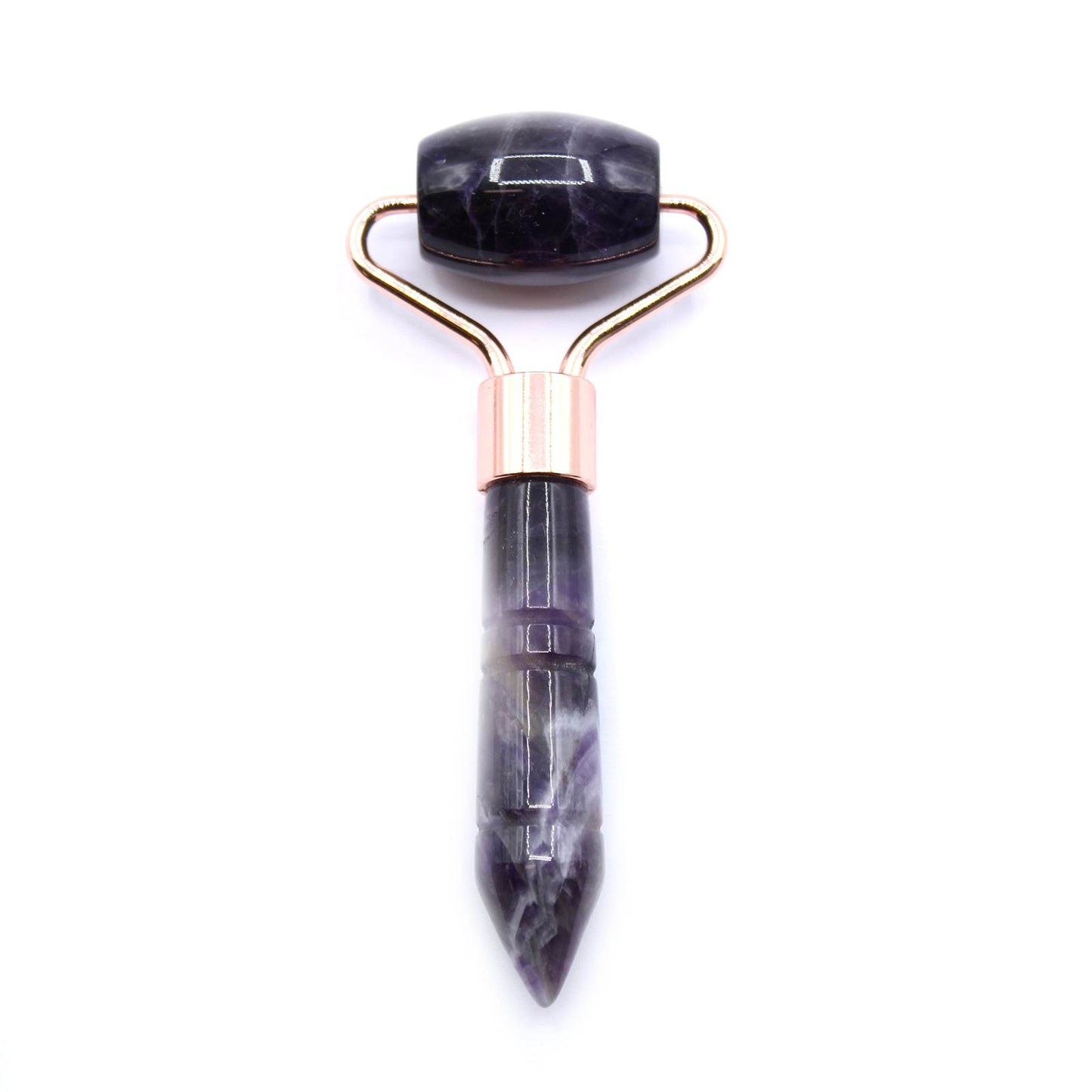 Edelstein Mini Gesichtsroller - Amethyst - Edelstein Gesichtsroller - Hauttempel