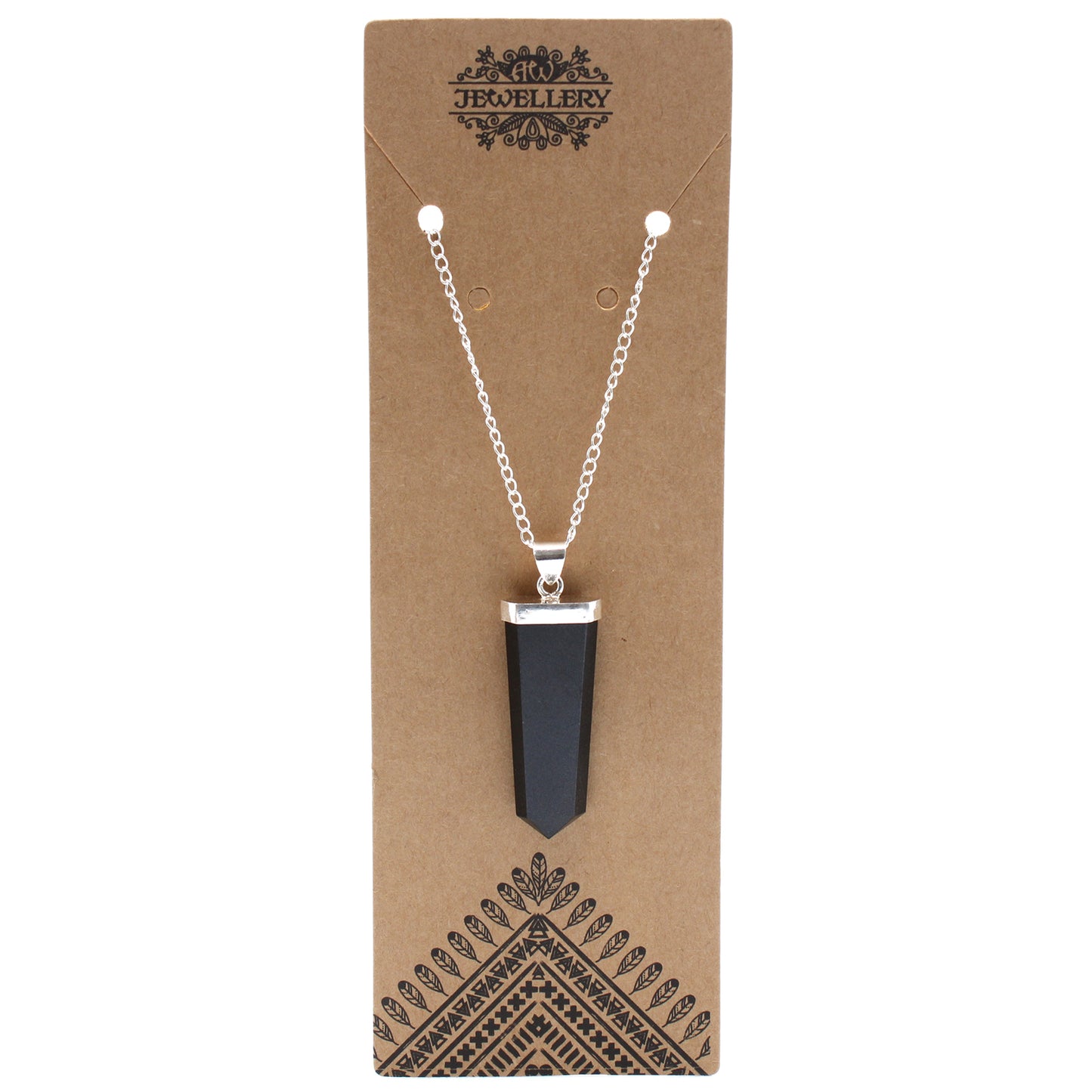 Indische Edelsteinkette - Flacher Stift - 5 Designs