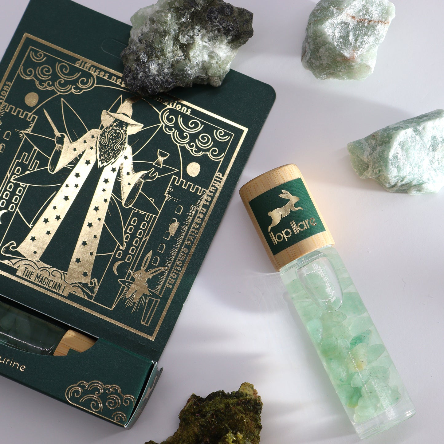 Hop Hare© Tarot Edelstein-Roll-on mit ätherischen Ölen "Der Magier" 10ml