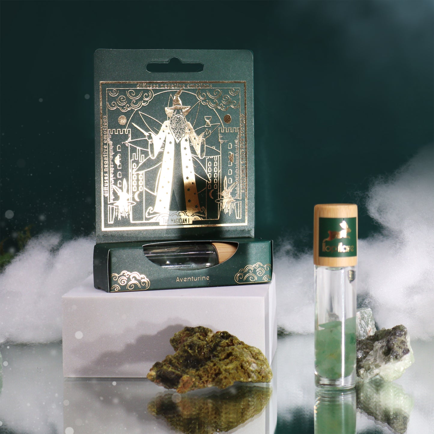 Hop Hare© Tarot Edelstein-Roll-on mit ätherischen Ölen "Der Magier" 10ml