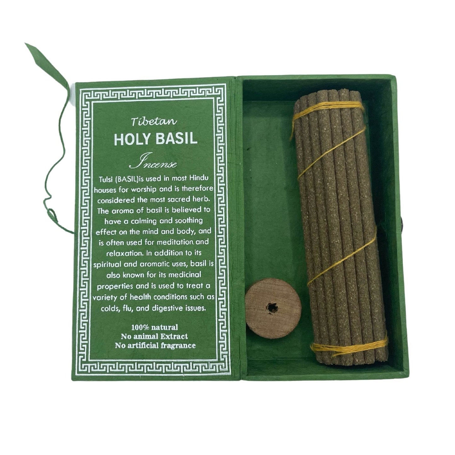 Himalaya Sughandit-Dhoop Räucherstäbchen-Geschenkset - Hl. Basilikum - Räucherstäbchen - Hauttempel