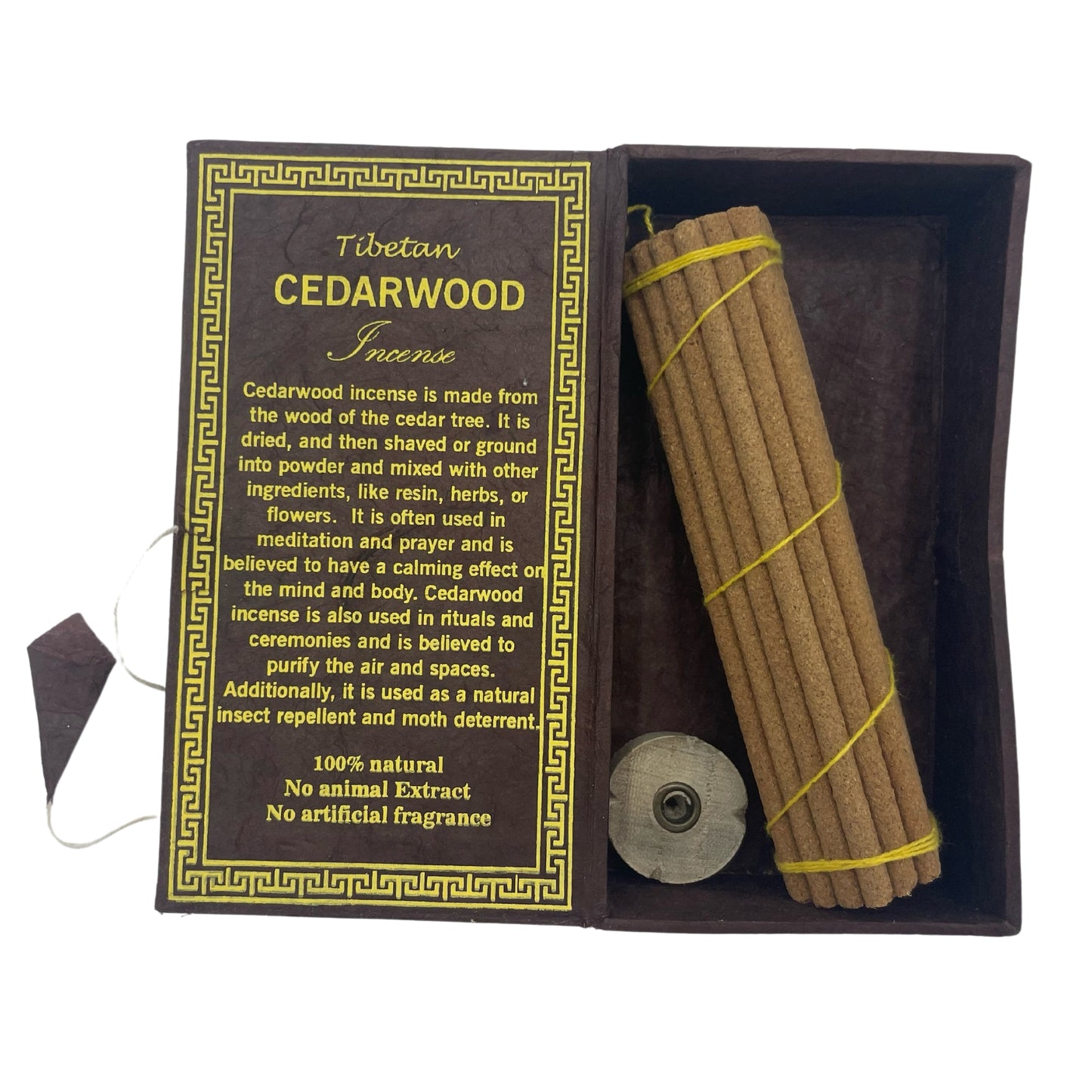 Himalaya Sughandit-Dhoop Räucherstäbchen-Geschenkset - Zedernholz