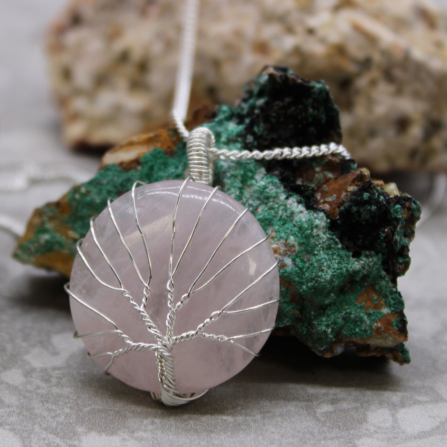 Indische Edelsteinkette - Lebensbaum -5 Designs