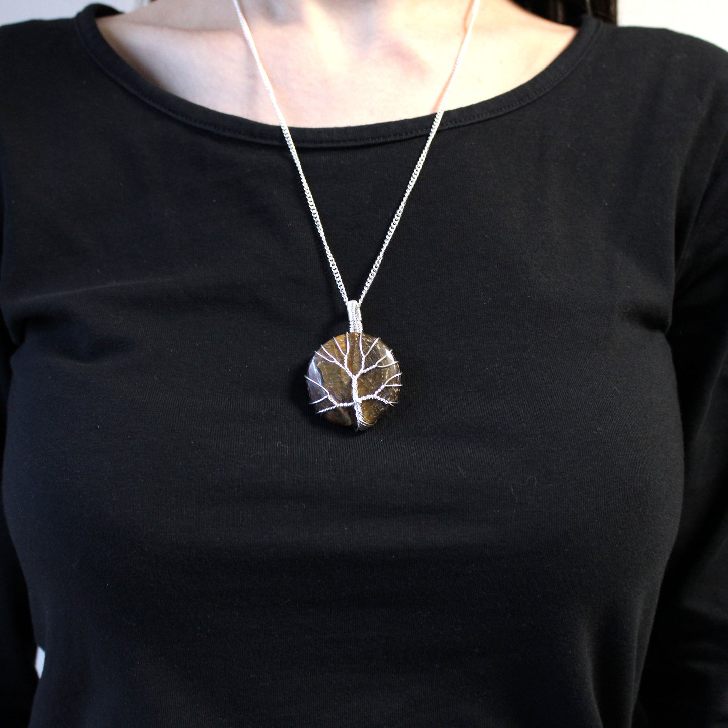 Indische Edelsteinkette - Lebensbaum -5 Designs