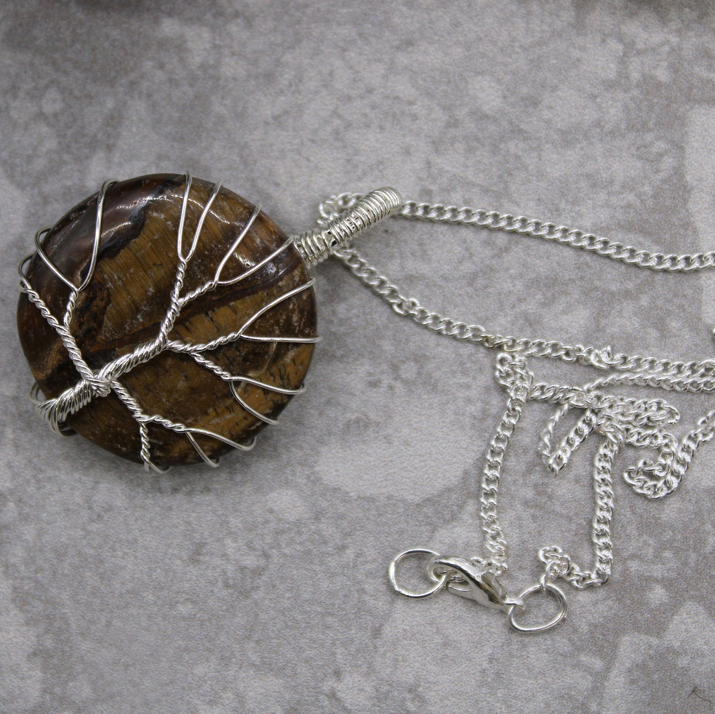 Indische Edelsteinkette - Lebensbaum -5 Designs