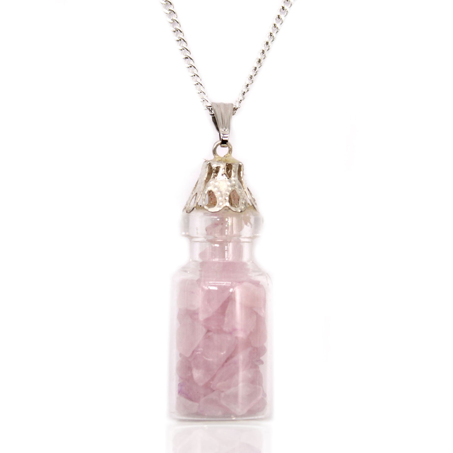 Indische Edelsteinkette - Edelsteine in Flasche - 5 Designs